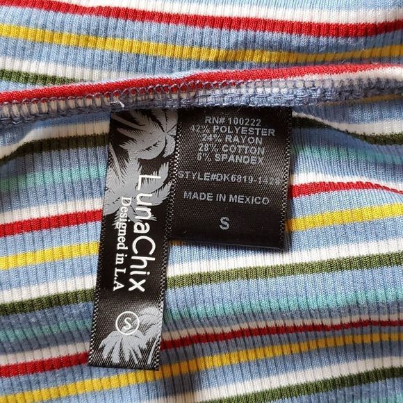 Luna Chic Ribbed Tube Top - Picture 3 of 3